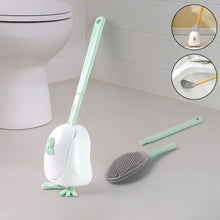 Flexible Silicone Toilet Cleaning Brush Set