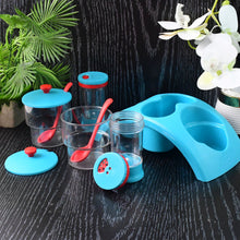 Supermom Plastic 4x Pickle with Salt & Pepper Storage Set